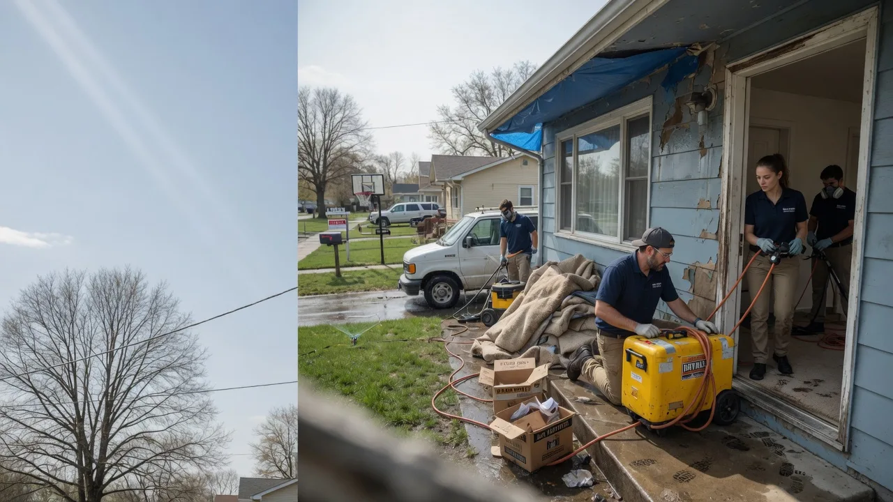 Basement Flood Cleanup in Lafayette, IN near me